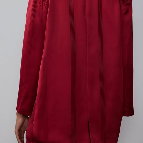 New York & Co, 3 Piece, XS Satin Striped Blazer & Wide Leg Pant & Size 2 Vest - Picture 15 of 16